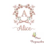 Matriz de Bordado Nome Alice