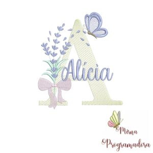 Matriz de Bordado - Nome Adriana Alícia