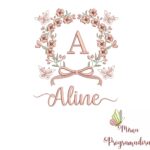 Matriz de Bordado Nome Aline