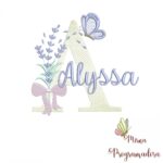 Matriz de Bordado - Nome  Alyssa
