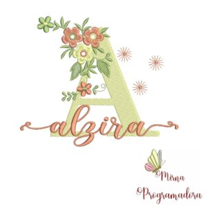 Matriz de Bordado - Nome Alzira