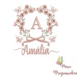 Matriz de Bordado Nome Amália