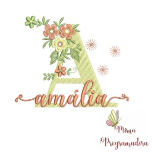 Matriz de Bordado - Nome Amália