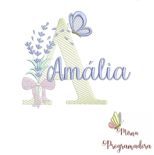 Matriz de Bordado - Nome Amália