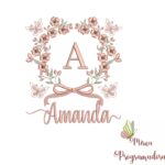 Matriz de Bordado Nome Amanda