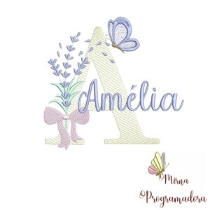 Matriz de Bordado - Nome Amélia