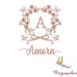 Matriz de Bordado Nome Amora