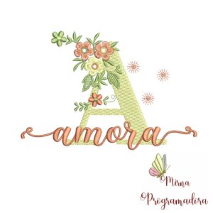 Matriz de Bordado - Nome Amora