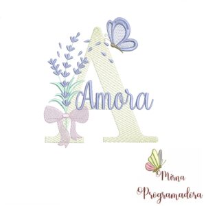 Matriz de Bordado - Nome Amora