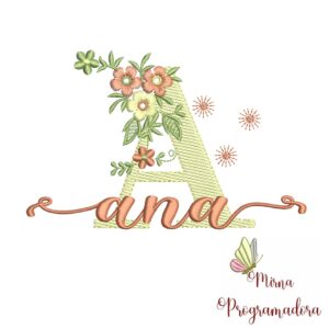 Matriz de Bordado - Nome Ana