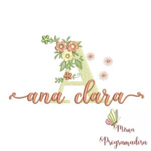 Matriz de Bordado - Nome Ana Clara