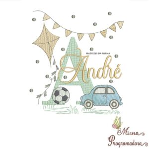 Matriz de Bordado Nome André