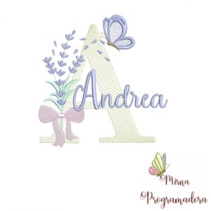 Matriz de Bordado - Nome Andrea