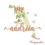 Matriz de Bordado - Nome Andreia