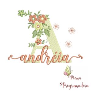 Matriz de Bordado - Nome Andreia