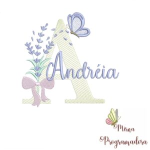 Matriz de Bordado - Nome Andréia
