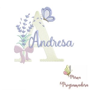 Matriz de Bordado - Nome Andresa