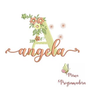 Matriz de Bordado - Nome Angela
