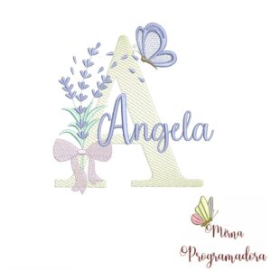Matriz de Bordado - Nome Angela