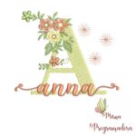 Matriz de Bordado - Nome Anna