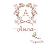 Matriz de Bordado Nome Anna