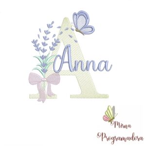 Matriz de Bordado - Nome Anna