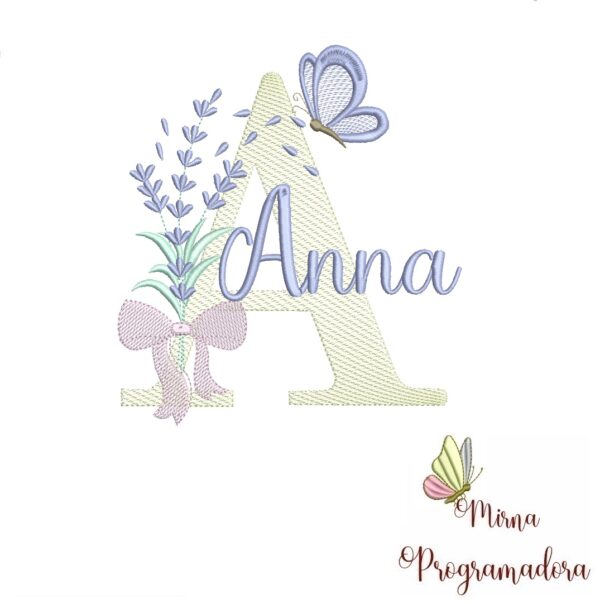 Matriz de Bordado - Nome Anna
