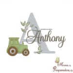 Matriz de Bordado Nome Anthony