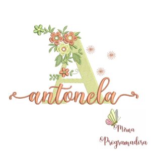Matriz de Bordado - Nome Antonela