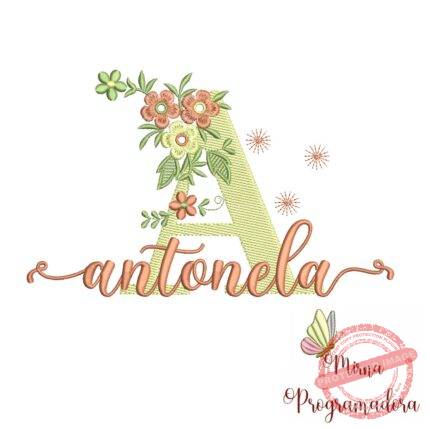 Matriz de Bordado - Nome Antonela