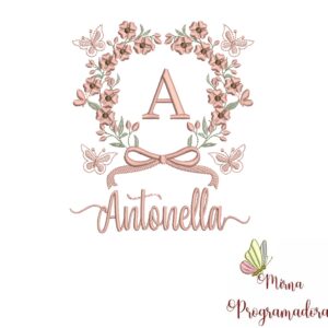 Matriz de Bordado Nome Antonella