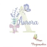 Matriz de Bordado - Nome Aurora
