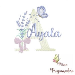 Matriz de Bordado - Nome Ayala