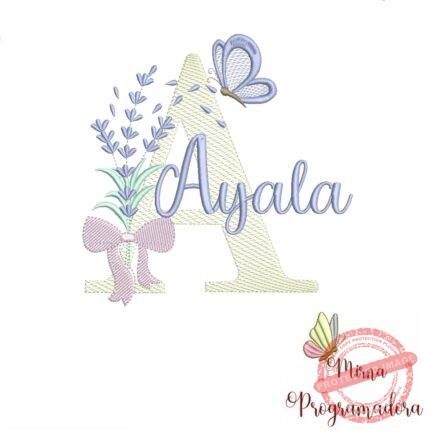 Matriz de Bordado - Nome Ayala