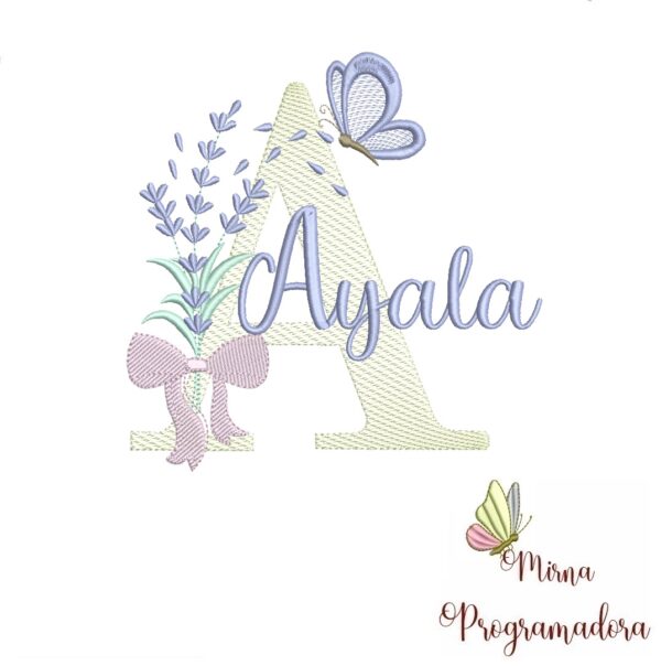 Matriz de Bordado - Nome Ayala