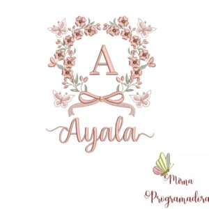 Matriz de Bordado Nome Ayala
