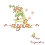 Matriz de Bordado - Nome Ayla