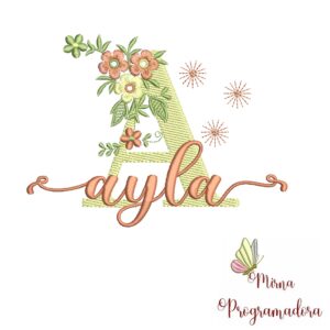 Matriz de Bordado - Nome Ayla