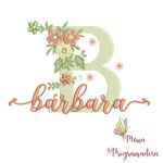 Matriz de Bordado - Nome Bárbara