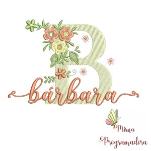 Matriz de Bordado - Nome Bárbara