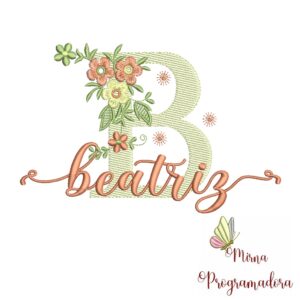 Matriz de Bordado - Nome Beatriz