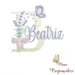 Matriz de Bordado - Nome Beatriz