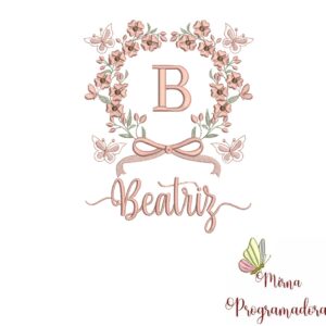 Matriz de Bordado Nome Beatriz