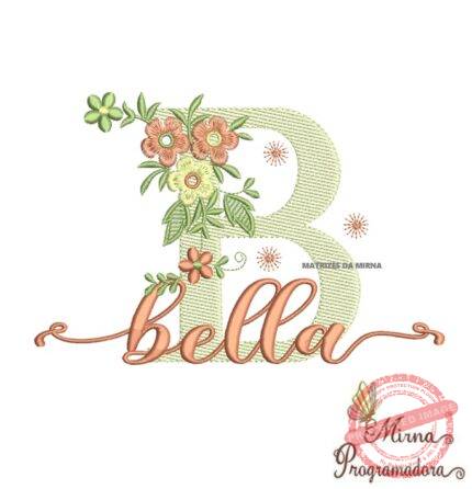 Matriz de Bordado - Nome Bella