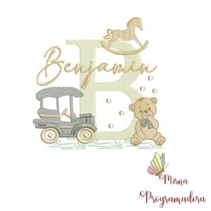 Matriz de Bordado Nome Benjamin