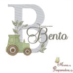 Matriz de Bordado Nome Bento