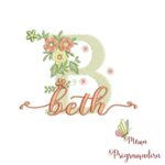 Matriz de Bordado - Nome Beth