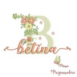 Matriz de Bordado - Nome Betina