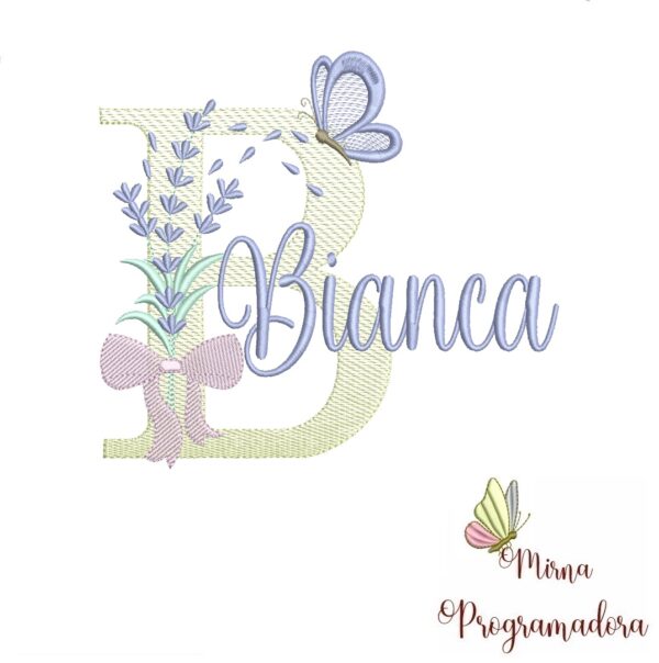Matriz de Bordado - Nome Bianca