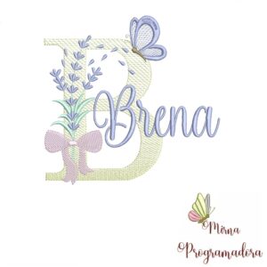 Matriz de Bordado - Nome Brena